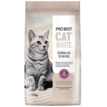 라이브잇 프로베스트 캣 화이트 올라이프 건식사료, 10개, 10kg, 오리