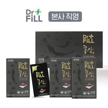 [닥터필 직영] 홍삼 6년근 발효홍삼 진세노사이드 고함량 사포닌 면역력 항산화 필름영양제 60매, 4.1g