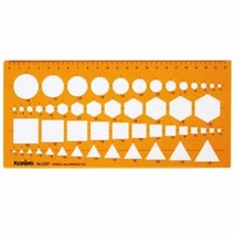 코링)종합형판(템플렛 No.102F)디자인 제도용품 제도용품 분도기 자유곡선자, 상세페이지 참조, 상세페이지 참조