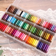 패션메이드 CM)프랑스자수실105칼라- 실케이스+자수실세트