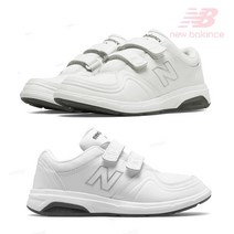 뉴발란스 813v1 여성 화이트 벨크로 레더 컴포트 운동화 트레이닝화 워킹화