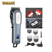 바리깡 클리퍼 이발기 바버샵 이발소 리젠트컷 투블럭 헤어컷 숏컷 WMARK 무선 충전식 헤어 커팅 머신 헤어 커터 헤어 트리머 리튬 배터리 6000 6500rm 전문 헤어, 협력사, 101G