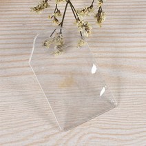 투명 PVC 악세사리 포장 보관 백 6x5cm 100P DD-11917, 단품