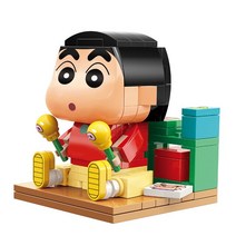 [레고공식] 클래식 만화 애니메이션 크레용 신짱 스트리트 뷰 블록 하우스 고양이 버스 샤오신의 방 빌딩 벽돌 세트 영화 어린이 장난감 선물, [02] Without Box