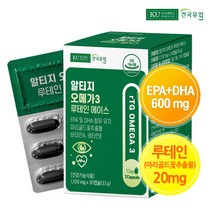 [건국유업] 알티지 오메가3 루테인 에이스 30캡슐X1개(1개월), 단품, 단품