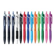 현wisdhm_유성볼펜 프리미엄 유니 노트식 부드러운 일제 일본 잘써지는 단색 고급♥cleang, ♥cleang0.5mm, 카키