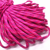 DIY 공예용품 장식품 폼폼 리본 5야드 4mm 멀티 컬러 파라 코드 550 낙하산 등산 끈 로프 밀 사양 유형 III, 27 27