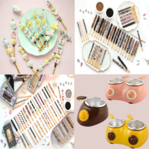 빼빼로만들기 세트 수제 빼빼로 키트 데이 선물 막대 과자 초콜릿 diy 포장 재료 초콜렛 몰드 롱 스틱 핸드 메이드 초코 펜 미니 기념일 중탕 베이킹 손 쉬운 셋트 중탕기, 심플 크런치 만들기세트