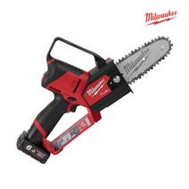 milwaukee 본체+배터리2개+충전기+케이스 포함/밀워키 M12 FHS-632X 충전 6인치 체인 전기톱 전동공구