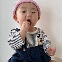 봄 베이비 스트라이프 나그랑 티셔츠 돌전 돌후 아기옷내새끼들