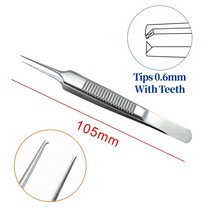 지방 흡입 외과 눈꺼풀 도구에 대한 Fue 모발 이식 집게 핀셋, 01 A