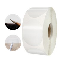 5cm 원형 투명 실링스티커_500p 포장마감 봉인스티커