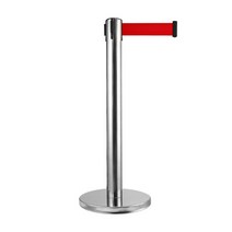 자동 벨트 차단봉 2m 스텐 바리게이트 실버봉 행사용, 표준 2m 황금 기둥