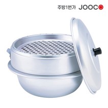 주방1번가 주코(JOOCO) 1인 양은만두기 만두찜기 만두기 찜기 찜솥 물솥 가정용 업소용, 만두채반 (238x248mm)