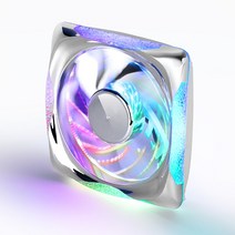ABKO SUITMASTER 크리스탈 크롬 RGB SPECTRUM 시스템쿨러 120mm, 상세페이지 참조