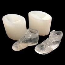 비누만들기 비누키트3D 스포츠 신발 실리콘 금형 비누 수제 양초 만들기 도구 DIY 크리스탈 에폭시 공예, 02 Translucent