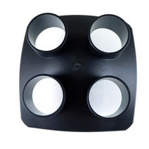 공기 배출구 통풍구 커버 히터 덕트 파이프 디젤 주차 부품 Webasto 히터용 블랙 42mm 60mm 75mm386038, 42mm Cover_2