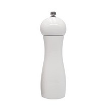 곡물본쇄기 수동 소금 및 후추 곡물 밀 셰이커 식품 분쇄기 향신료 항아리 조절 가능한 세라믹 주방 요리 바베큐 도구, [01] 1piece White
