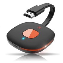 무선 HDMI 디스플레이 어댑터 4K Wi-Fi HDMI 무선 동글 스트리밍 유튜브 및 네플릭스 멀티미디어 영화 아이폰/아이패드/안드로이드/iOS/윈도우/맥 OS/PC / 태블