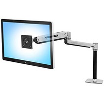Ergotron 에르고트론 LX 좌위·입위 책상 모니터 암 알루미늄 42인치(3.2~11.3kg 까지 VESA 규격 지원 45-360-026