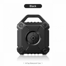 차 키케이스 스마트 자동차 홀더 커버 애플 에어 태그 안티 분실 키 체인 에어태그 트래커 장치 전체 보호 케이스 링 액세서리, Black