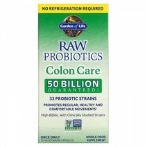 가든오브라이프 유산균 프로바이오틱스 RAW Colon Care non gmo 30정