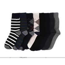 싹스탑 남성 베이직 양말 8족 | Sockstop Men Basic Socks 8 Pairs