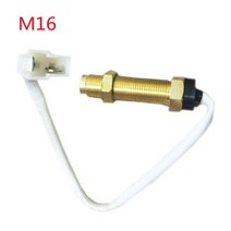 85mm 타코미터 센서 RPM 게이지 REV 카운터 3000 디지털 아워미터 포함 7 색 백라이트 옵션 12V 24V, 05 M16 Sensor