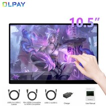 4k모니터 32인치 27인치 휴대용 24인치 포터블 와이드 스마트 21인치 서브 터치, 10.5 z10t