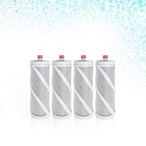 물도깨비 ACF 리필 필터 4개 녹물 염소 제거, ACF 리필필터