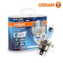 일음쇼핑^^m오스람 쿨블루 인텐스 전조등 H4 조명 전구 상향등 교체 비상깜박이램프 자동차 차량 방향지시등 지시등일medi^^, ab^^선택없는