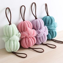 다살라 컬러 소프트 롱롱 샤워 타올 4P 1세트, 1세트(핑크+퍼플+그린+블루)