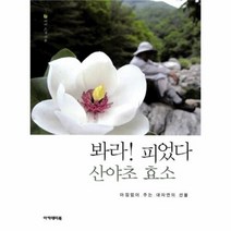 유니오니아시아 봐라 피었다 산야초 효소