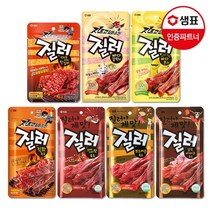 [샘표]질러 육포 7종 모음 /간식/안주, 08. 질러 직화풍비비큐 핫칠리 육포 30g 3개