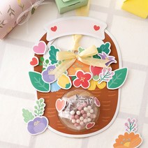 (MH) 민화 사탕 꽃바구니 만들기, 카네이션