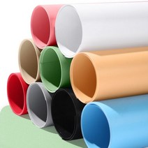 아이디어라떼 PVC 사진 촬영배경지 중형 대형, 배경지 블루 68x130cm(중)