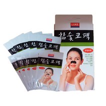 루크 참숯 코팩 10매입, 1개, 10매
