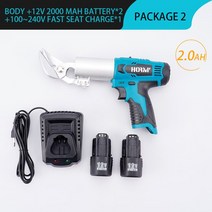 전동가위 전기가위 전지 시접 꽃 고지 함석 화신 가위 12V 무선 전기 다리미 가위 전단 시트 충전식 2 속도, 03 2Battery 1Charger_03 UK