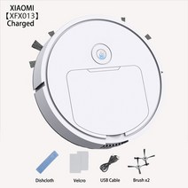 로봇청소기 Xiaomi 4-in-1 로봇 진공 청소기 usb 충전식 자동 청소 청소 기계 습식 청소 진공 청소기 aspiradoras, 샤오미 013 화이트