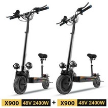 전동킥보드 전동스쿠터 전기 킥스쿠터 성인 60V 전기 스쿠터 시트 듀얼 모터 48V 52V 접이식 전자 스쿠터, 19 2 PCS X900, 19 2 PCS X900