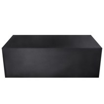 72 크기 블랙 야외 파티오 가든 가구 방수 커버 비 눈 의자 소파 테이블 먼지 방지, 220x220x85cm, 본상품, black