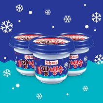 일품 팥빙수 240ml 롯데제과 퍼먹는 빙수 컵 아이스크림, 5개, 230ml