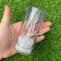 화장품 케이스 투명 탈취 퐁데이션 필링 솔리드 글루 트위스트 업 립 밤 15 30 50 75ml, 5.30PCS - 75ml - 플라스틱