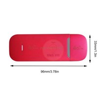 lte 라우터 포켓 LTE 와이파이 휴대용 USB 핫스팟 SIM 카드 슬롯 4G 모뎀 노트북용 고속 인터넷 액세스 150Mbps, CHINA_Pink, 1개