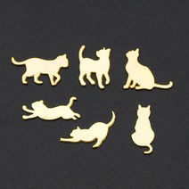 와이지알씨 레진용 고양이 미니어쳐 12개 세트 레진공예 각종 공예용