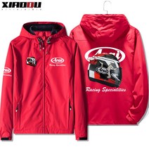 아라이 바람막이 자켓 긴팔 arai 점퍼 배달 오토바이 바이크 힙한, 레드 3