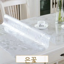 테이블매트 매트테이블 위 까는 고무매트 테이블다기 소프트가죽 화상방지 실리콘 열차단 바탕화면 투명 보호 ., T09-금화 송이 1.5mm, C03-60*120CM