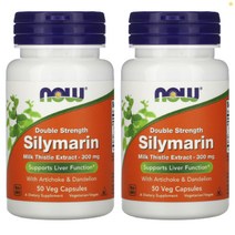 나우푸드 실리마린 밀크씨슬 추출물 300mg 베지 50정 2통, 1개, 기본