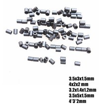 중공 페라이트 구멍 비즈 200x3x3.5 4x2x2mm 간섭 방지 코어 EMI 필터 링 니켈 아연 스루 플럭스 1.5 개, 03 3.2x1.4x1.2mm