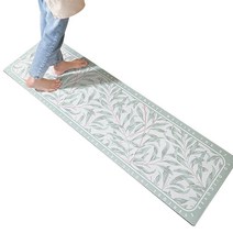 양드레 주방매트 PVC 싱크대발매트, 그리너리 S(45x75)